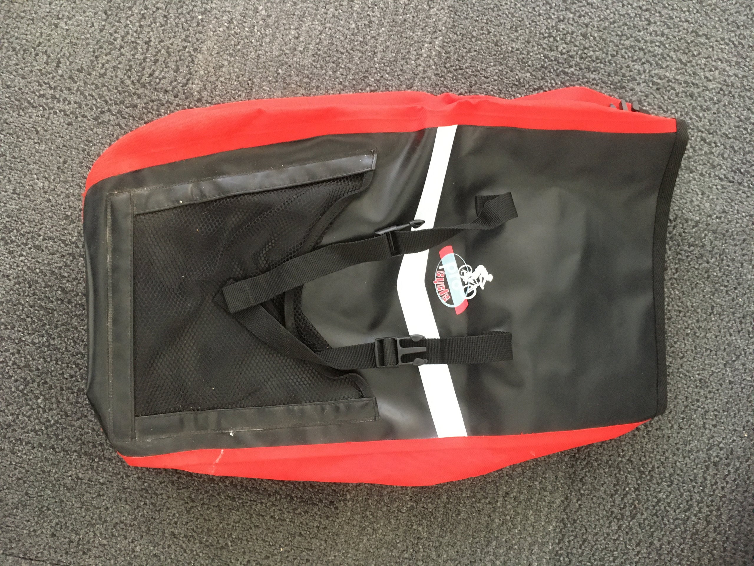 Pannier bag - large single bag - red